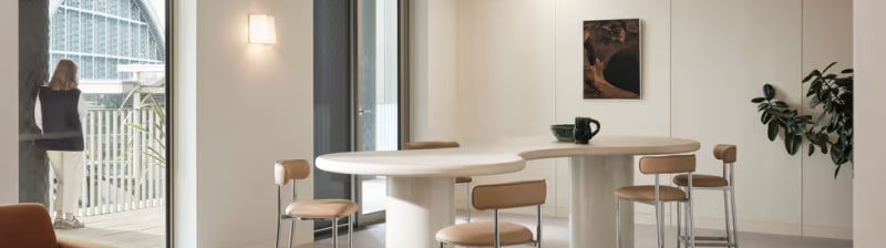 An office kitchen in London